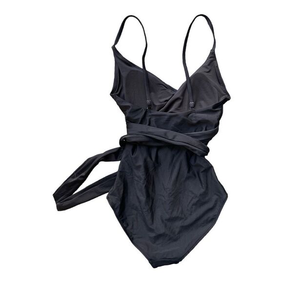 NWOT Aerie Wrap Cut Out One Piece Swimsuit S Long - Picture 4 of 11